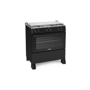 Fogão Itatiaia Star New Piso 5 Bocas Preto Bivolt 3700000361