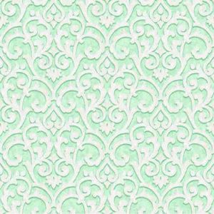 Papel De Parede Florence Verde Arabesco Fr87224 - Edantex
