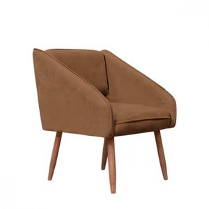 Poltrona Agata Veludo Conflex Cappuccino