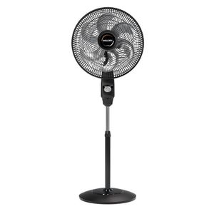 Ventilador De Coluna Mallory 40cm Eolo Com 6 Pás E Silencioso Preto 110V