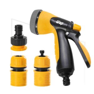 Kit Irrigação Com Esguicho Regulável Para Mangueira 4peças