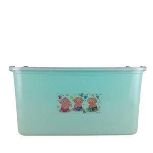 Caixa Organizadora Infantil Container Para Brinquedos, Porta-fraldas E Roupas, Armário De 30 Litros