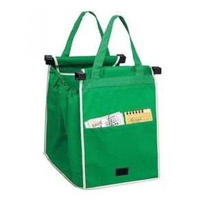 Sacola Compras Bolsa Organizador Porta Malas Reutilizáveis Carrinho Supermercado Carro