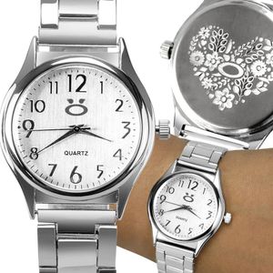 Relogio Presente Aço Inox Coração Feminino Qualidade Premium Presente Casual Original Moda Social