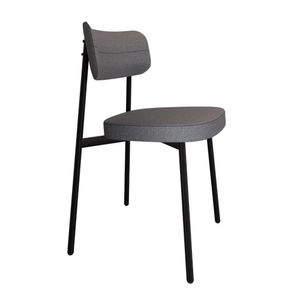 Cadeira Alloa Fixa C/4 Pés 50 X 44,7 X 83,8 Cm C/1 Un. Corriente Cinza Corriente Cinza