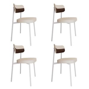 Cadeira Alloa Fixa C/4 Pés 50 X 44,7 X 83,8 Cm C/4 Un. Corriente Palha/courino Whisky Corriente Palha/courino Whisky