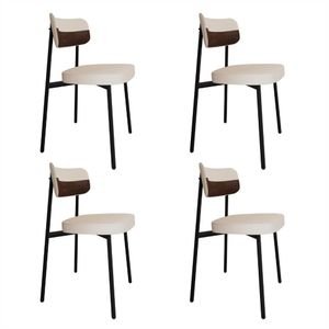 Cadeira Alloa Fixa C/4 Pés 50 X 44,7 X 83,8 Cm C/4 Un. Corriente Palha/courino Whisky Corriente Palha/courino Whisky