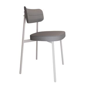 Cadeira Alloa Fixa C/4 Pés 50 X 44,7 X 83,8 Cm C/1 Un. Corriente Cinza Claro Corriente Cinza Claro