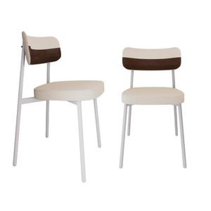 Cadeira Alloa Fixa C/4 Pés 50 X 44,7 X 83,8 Cm C/2 Un. Corriente Palha/courino Whisky Corriente Palha/courino Whisky