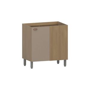 Balcão Canto Reto 80cm 1 Porta Sem Tampo Classic Luciane Freijó/petala Rosa