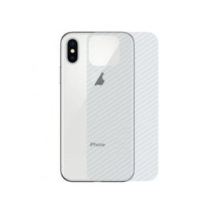 Película Hidrogel + Adesivo Fibra De Carbono Para Iphone X-xs - Transparente