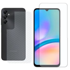 Película Hidrogel + Adesivo Fibra De Carbono Para Samsung Galaxy A05s - Transparente