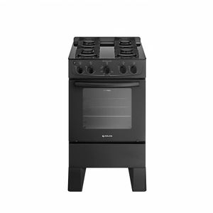 Fogão 4 Bocas Atlas Milão Glass Com Mesa De Inox A Gás Bivolt