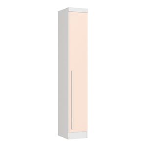 Guarda-roupa Modulado 1 Porta Infinity Branco Line / Blush
