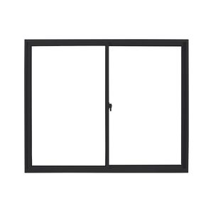 Janela De Aluminio De Correr 100x150cm 2 Folhas Soft Preto