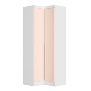 Módulo De Canto Reto 2 Portas Infinity Branco Line/ Blush