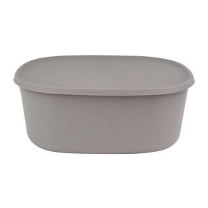 Caixa Organizadora Basic Com Tampa Cinza M - Acasa