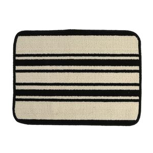 Tapete Linear Preto E Branco 60x45cm - Acasa