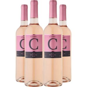 Vinho Rose C De Cabriz Terras Da Beira 750ml Kit 4 Garrafas