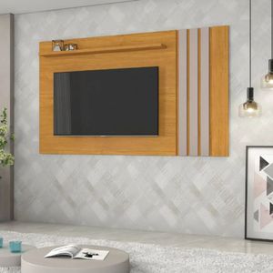 Painel Para Tv Até 70" Atraente Jcm Movelaria - Cinamomo/off