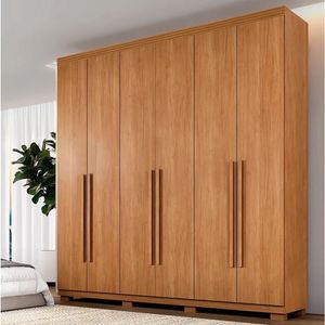 Guarda Roupa Moscou 6 Portas Cinamomo - Benetil