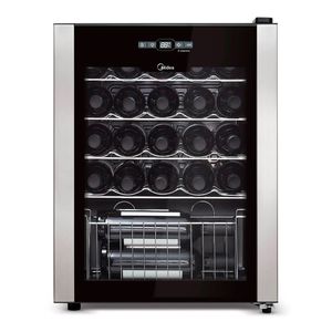 Adega De Vinhos Climatizada Midea 24 Garrafas WBB24