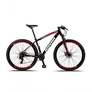 Bicicleta Aro 29 Alumínio Shimano Suspensão 24 Marchas Freio A Disco Cor:vermelho;tamanho:21"