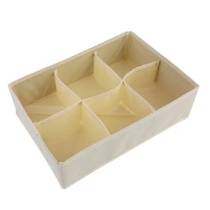 Organizador Algodão Com 6 Divisórias - Acasa