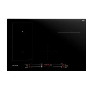 Cooktop De Indução Brastemp 4 Bocas Flexizone Preto Bdj77be 220v