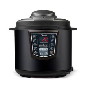 Panela De Pressão Elétrica 6L Digital Preta Midea PPA70P1 110V