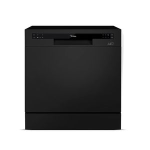 Lava Louças Midea 8 Serviços Preta DWA08P