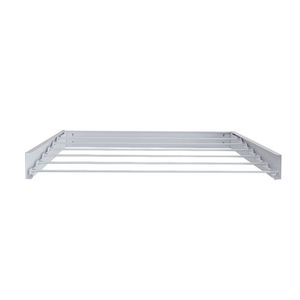 Varal De Parede Mágico 74cm 4 Varetas Aluminio Branco