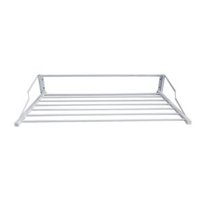 Varal De Parede Retrátil 100cm 6 Varetas Aluminio Branco