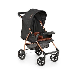 Carrinho Para Bebê Romano Galzerano Passeio Preto Cobre