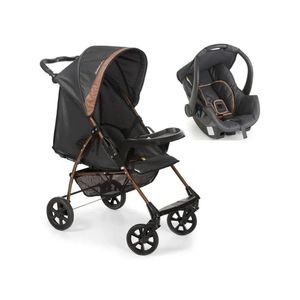 Carrinho Para Bebê Romano Galzerano Travel System Preto