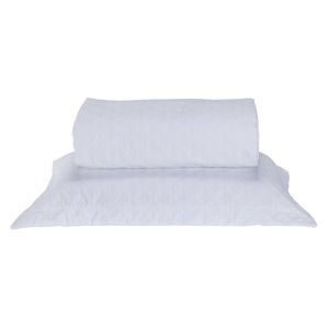 Cobre Leito Solteiro Milão Dupla Face Micropercal 200 Fios 2 Peças - Branco