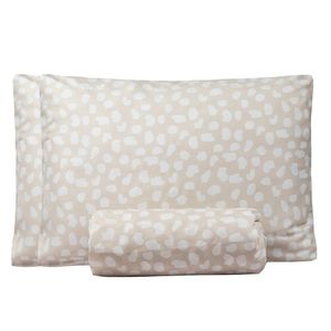 Jogo De Lençol Queen Bouti Basic Estampado 180 Fios 3 Peças - Poa Creme