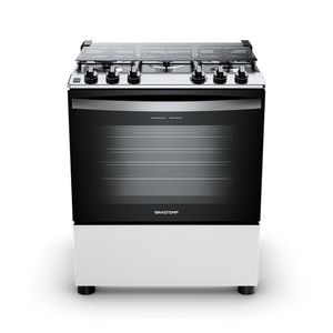 Fogão Brastemp 5 Bocas Com Botões Removíveis Branco BFS5NDB Bivolt