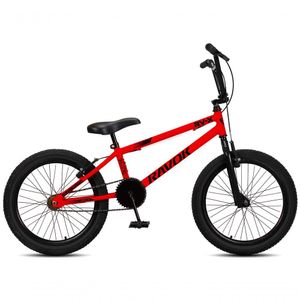 Bicicleta Aro 20 Bmx Rv-x Aero Freio V-brake Infantil Vermelho