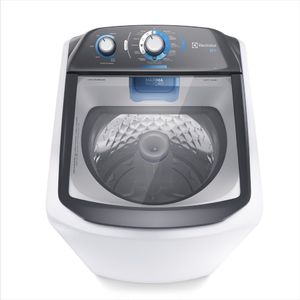 Máquina De Lavar Electrolux 13kg Efficient Branca Com Duplo Dispenser Cesto Inox Máxima Diluição LDA13