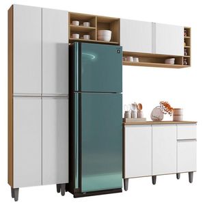 Cozinha Vanessa Amêndoa Branco - Ajl
