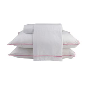 Jogo De Cama Moss Rosa 180 Fios Acasa