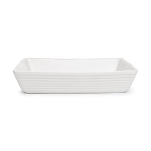 Assadeira Cerâmica Retangular Branco 33cm - Acasa
