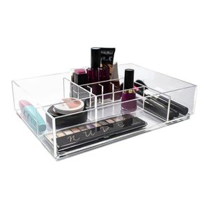 Organizador De Cosméticos Em Acrílico Premium 4mm De Bancada