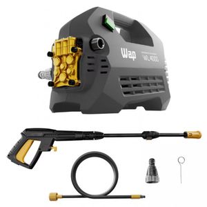 Lavadora De Alta Pressão Wap WL 4000 1950psi 2000w Elétrica Cinza E Amarelo 220V