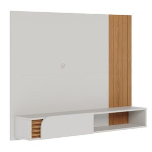 Home Suspenso Para Tvs 60 Bolonha Off White Matte Freijó