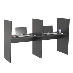 Guiche De Atendimento 2 Lugar Veneza Preto Onix