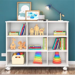 Nicho Organizador Com Rodinhas Portland Branco
