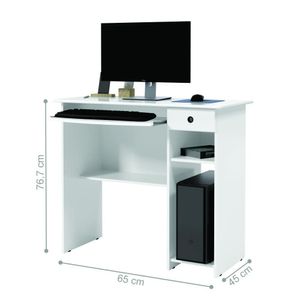 Mesa De Computador Afrodite Branco