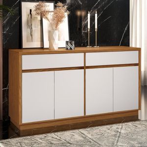 Bancada Moderna 4 Portas Piran Ype Off White
